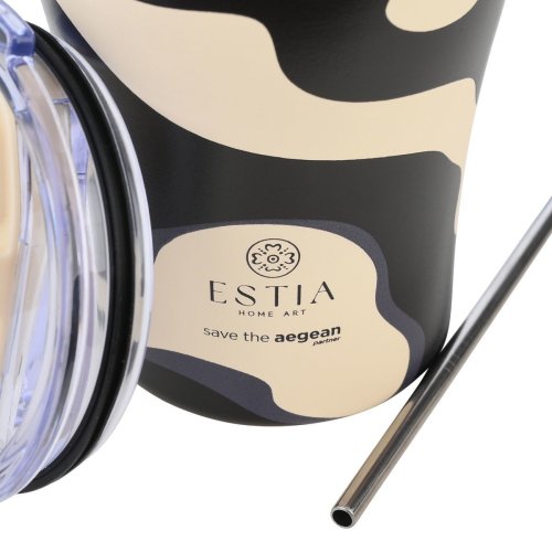 ESTIA ΘΕΡΜΟΣ COFFEE MUG SAVE THE AEGEAN 350ml BOLD DRIFT 2