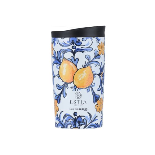 ESTIA ΘΕΡΜΟΣ TRAVEL MUG SAVE THE AEGEAN 350ml AMALFI COAST 2
