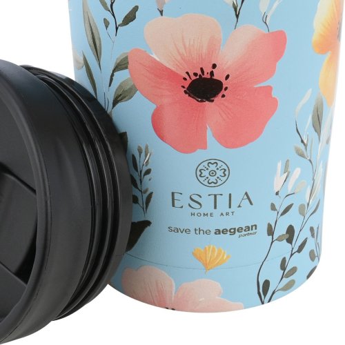 ESTIA ΘΕΡΜΟΣ TRAVEL MUG SAVE THE AEGEAN 350ml SKY GARDEN 2