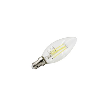 LED ΛΑΜΠΑ COG ΚΕΡΑΚΙ ΔΙΑΦΑΝΟ Ε14 4W 230V ΨΥΧΡΟ