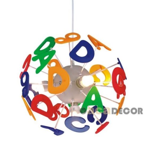 NETTO ΚΡΕΜΑΣΤΟ ΠΑΙΔΙΚΟ ΓΡΑΜΜΑΤΑ 3X40W E14 Φ35 SCHOOL 2