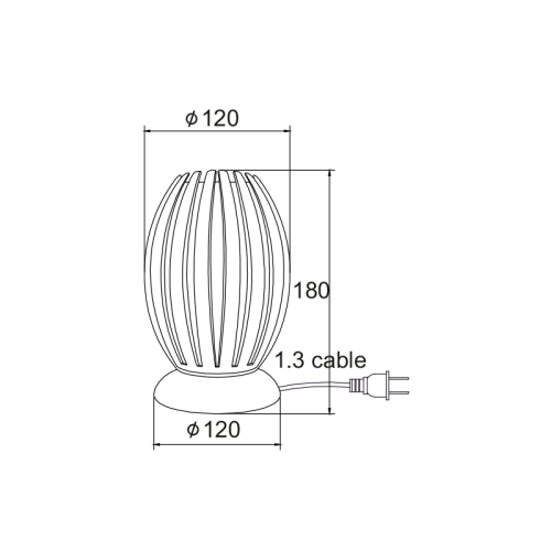 NETTO ΠΟΡΤΑΤΙΦ ΑΚΡΥΛΙΚΟ ΔΙΑΦΑΝΟ 1Χ40W Ε14 12x H18cm HOMO 2