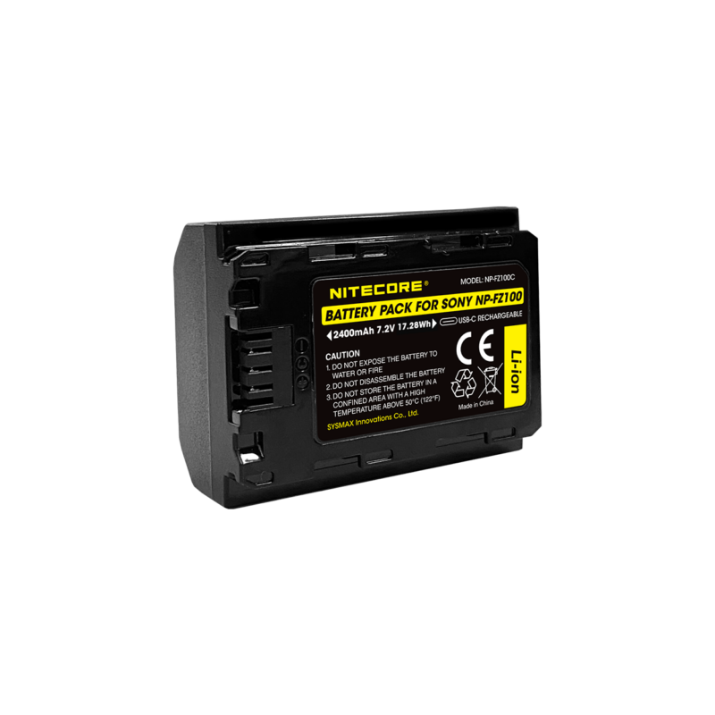 ΜΠΑΤΑΡΙΑ NITECORE for SONY NP-FZ100C, 7.2V ,...