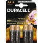 Duracell Αλκαλικές Μπαταρίες AAA 1.5V 4τμχ