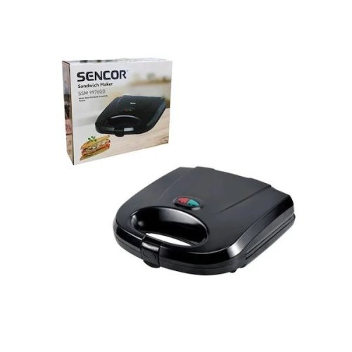 Τοστιέρα για 2 Τοστ Μαύρη Sencor SSM 9976GD