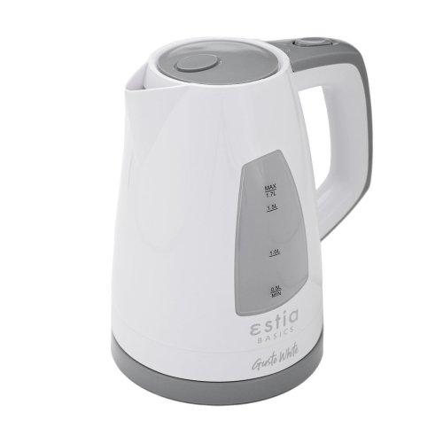 ESTIA ΒΡΑΣΤΗΡΑΣ GUSTO WHITE ΠΛΑΣΤΙΚΟΣ 2200w 1.7lt ΛΕΥΚΟΣ 2