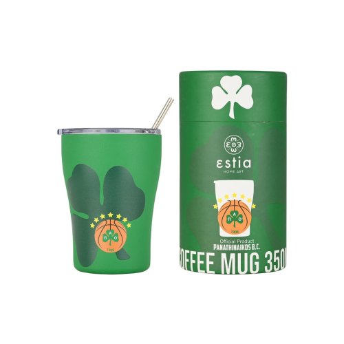 ESTIA ΘΕΡΜΟΣ COFFEE MUG PANATHINAIKOS BC EDITION 350ml 2
