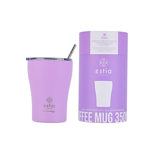 ESTIA ΘΕΡΜΟΣ COFFEE MUG SAVE THE AEGEAN 350ml LAVENDER... 2