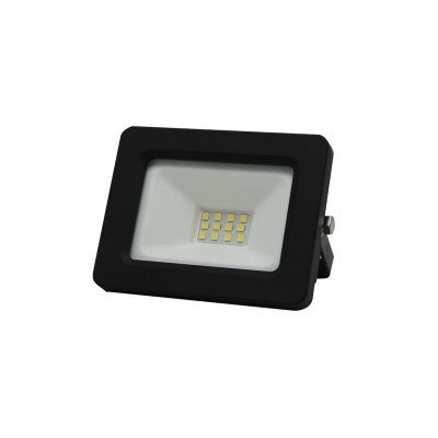 ΠΡΟΒΟΛΕΑΣ LED-SMD 10W 230V ΜΩΒ IP65 ΜΑΥΡΟΣ