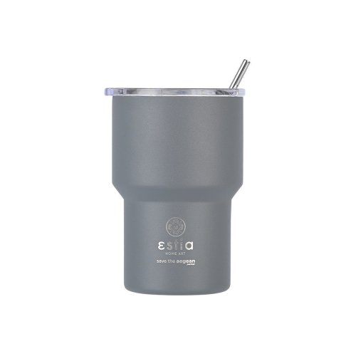 ESTIA ΘΕΡΜΟΣ MUG LITE SAVE THE AEGEAN 400ml FJORD GREY 2
