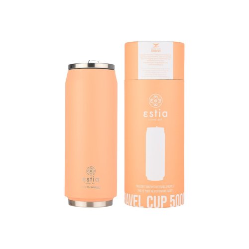 ESTIA ΘΕΡΜΟΣ TRAVEL CUP SAVE THE AEGEAN 500ml PEACH FUZZ 2