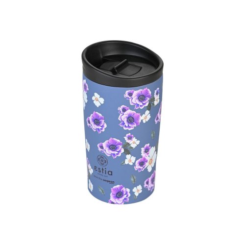 ESTIA ΘΕΡΜΟΣ TRAVEL MUG SAVE THE AEGEAN 350ml GARDEN BLUE 2