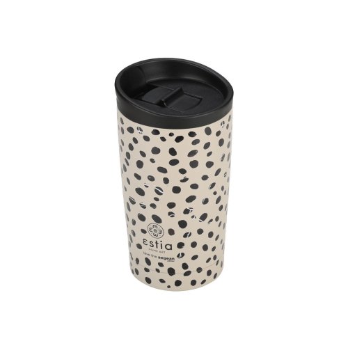 ESTIA ΘΕΡΜΟΣ TRAVEL MUG SAVE THE AEGEAN 350ml LEOPARD TAUPE 2