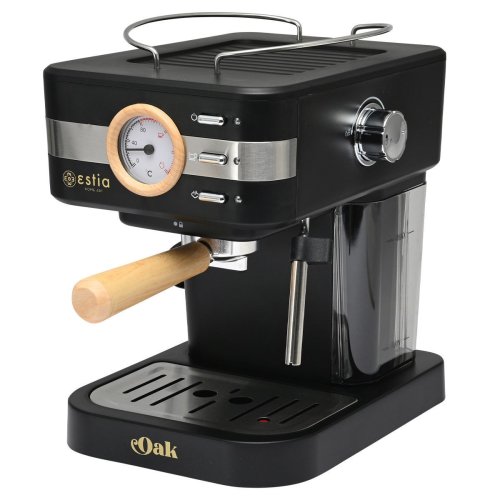 ESTIA ΜΗΧΑΝΗ ESPRESSO OAK 950w 15 bar 1.2lt ΜΑΥΡΗ 2