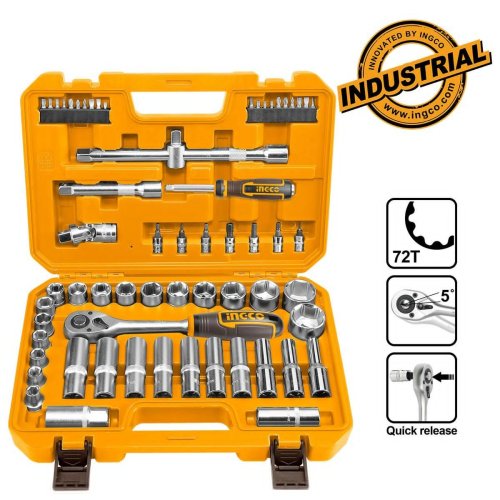 Κασετίνα Καρυδάκια 1/2" Σετ 62 τεμ. 2