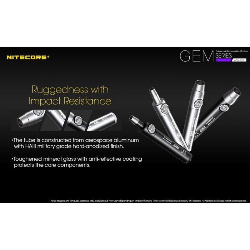 ΦΑΚΟΣ LED NITECORE GEMSTONE GEM10UV