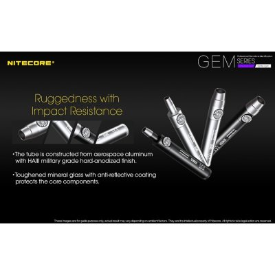 ΦΑΚΟΣ LED NITECORE GEMSTONE GEM10UV