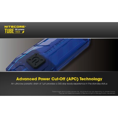 ΦΑΚΟΣ LED NITECORE TUBE s/n, Transparent, V2.0,...