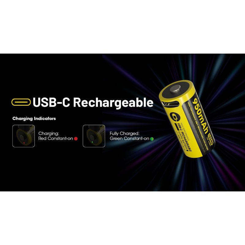ΜΠΑΤΑΡΙΑ NITECORE 16340 / 950mAh / NL169 (τιμή...