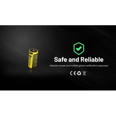 ΜΠΑΤΑΡΙΑ NITECORE 16340 / 950mAh / NL169 (τιμή...