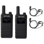 ΠΟΜΠΟΔΕΚΤΗΣ RETEVIS B63S, PMR16 + 2x G-Hook earpiece C9250A , Transparent