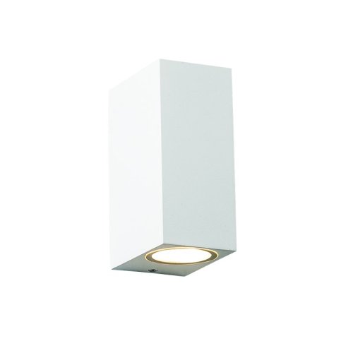 GU10 WALL LUMINAIRE PLASTIC 230V AC WHITE IP65 MAX.2X3W LED