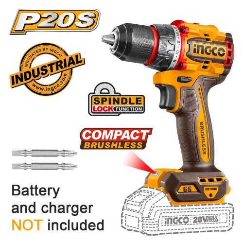 Δραπανοκατσάβιδο Compact Μπαταρίας 20V Li-Ion SOLO 66Nm