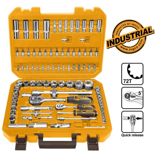 Καρυδάκια 1/2" - 1/4" Σετ 94 τεμ.