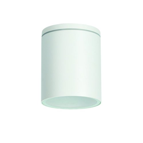 ^GU10 ROUND CEILING LUMINAIRE 230V AC MATT WHITE IP65...