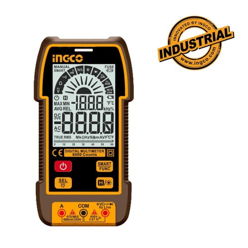 Ψηφιακό Πολύμετρο 600V True RMS με Μέτρηση AC/DC/... 2