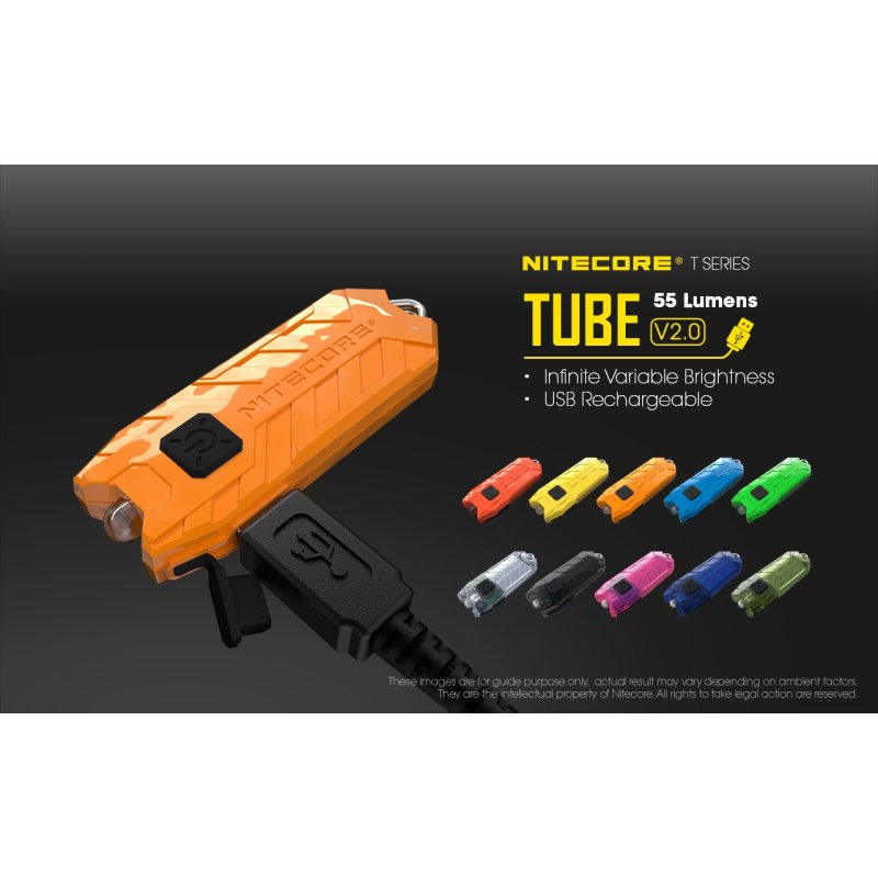ΦΑΚΟΣ LED NITECORE TUBE s/n, Transparent, V2.0,...