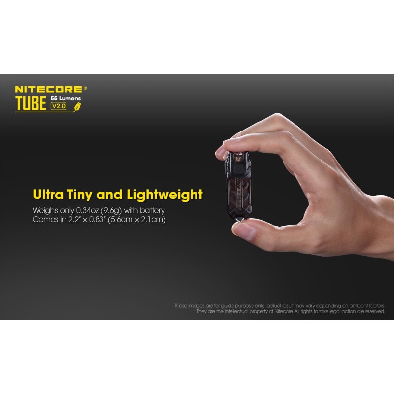 ΦΑΚΟΣ LED NITECORE TUBE s/n, Transparent, V2.0,...