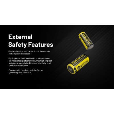 ΜΠΑΤΑΡΙΑ NITECORE 16340 / 950mAh / USB-C /...