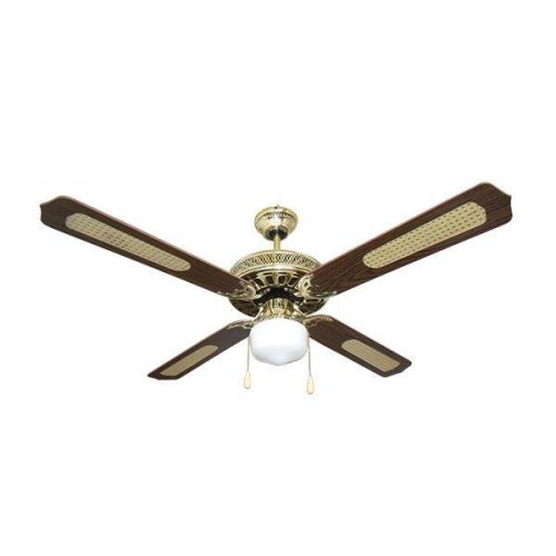 ΑΝΕΜΙΣΤΗΡΑΣ ΟΡΟΦΗΣ ΜΕ 1 ΦΩΣ E27 ΚΑΦΕ ΧΡΥΣΟΣ Φ125 70W