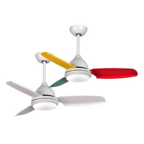 ΑΝΕΜΙΣΤΗΡΑΣ ΟΡΟΦΗΣ ΛΕΥΚΟΣ ΜΕ LED ΦΩΣ 3 ΛΕΥΚΕΣ ΚΑΙ 3...