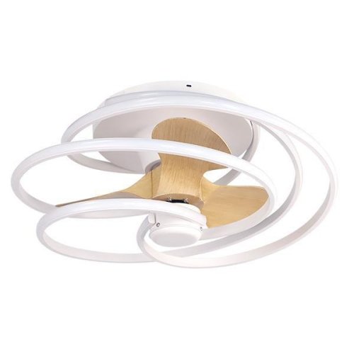 ΑΝΕΜΙΣΤΗΡΑΣ ΟΡΟΦΗΣ ΛΕΥΚΟ ΚΑΙ ΞΥΛΟ ΜΕ LED ΦΩΣ ΚΑΙ ΚΟΝΤΡΟΛ...