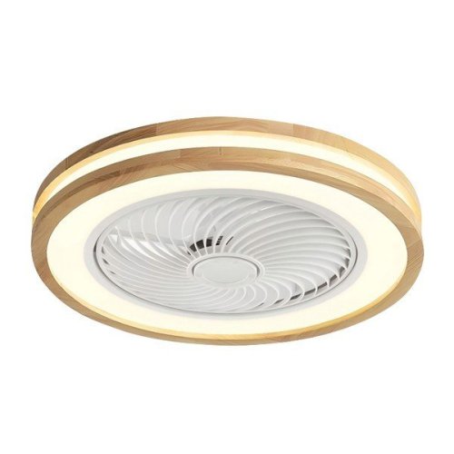 ΑΝΕΜΙΣΤΗΡΑΣ ΠΛΑΦΟΝΙΕΡΑ ΟΡΟΦΗΣ ΛΕΥΚΟΣ ΜΕ ΞΥΛΟ Φ50 DC ΜΟΤΕΡ...