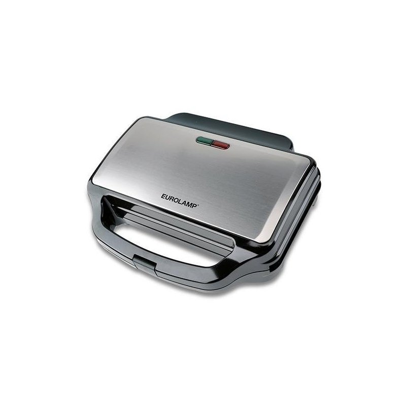 ΤΟΣΤΙΕΡΑ ΜΑΥΡΗ INOX ΜΕ ΑΠΟΣΠΩΜΕΝΕΣ ΠΛΑΚΕΣ ΓΚΡΙΛ ΓΙΑ 2 ΤΟΣΤ 900W