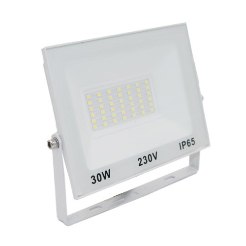ΠΡΟΒΟΛΕΑΣ LED-SMD 30W 230V 6200K IP65 ΛΕΥΚΟΣ