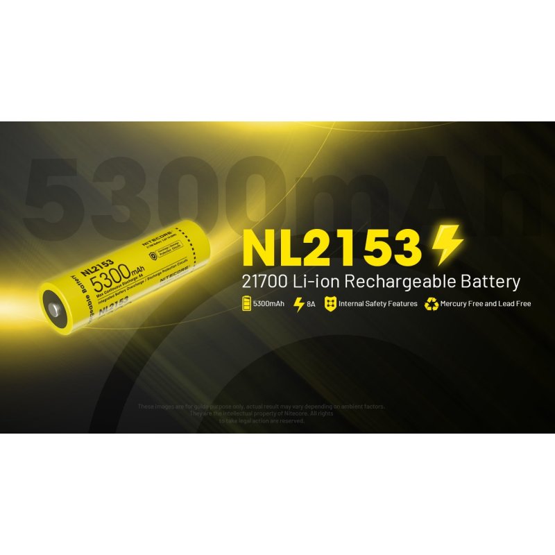 ΜΠΑΤΑΡΙΑ NITECORE 21700 / 5300mAh (τιμή τεμαχίου)