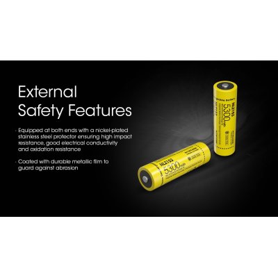 ΜΠΑΤΑΡΙΑ NITECORE 21700 / 5300mAh (τιμή τεμαχίου)