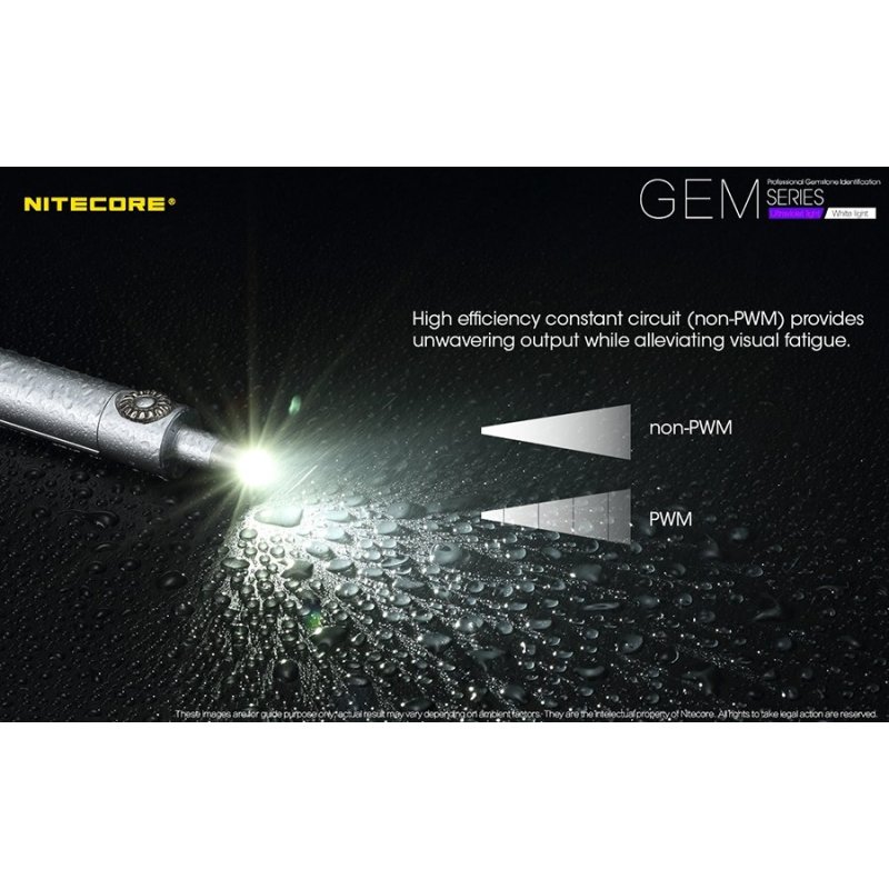 ΦΑΚΟΣ LED NITECORE GEMSTONE GEM10UV
