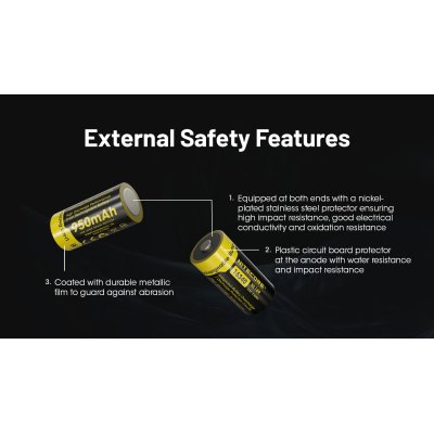 ΜΠΑΤΑΡΙΑ NITECORE 16340 / 950mAh / NL169 (τιμή...