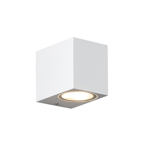 ^GU10 WALL LUMINAIRE 230V AC MATT WHITE IP65 MAX.35W