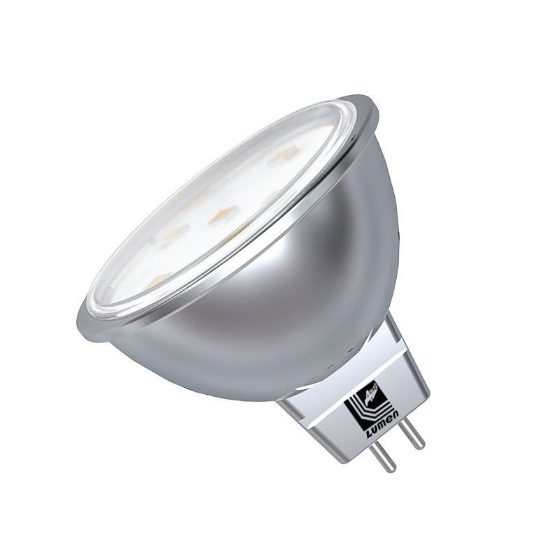 LED ΛΑΜΠΑ MR16 5W 12VAC/DC 105° ΘΕΡΜΟ 3000Κ