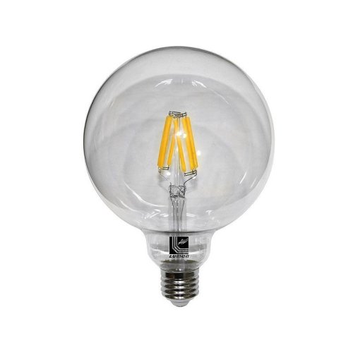 LED ΛΑΜΠΑ COG GLOBE Φ125 ΔΙΑΦΑΝΟ Ε27 8W 230V ΘΕΡΜΟ 2
