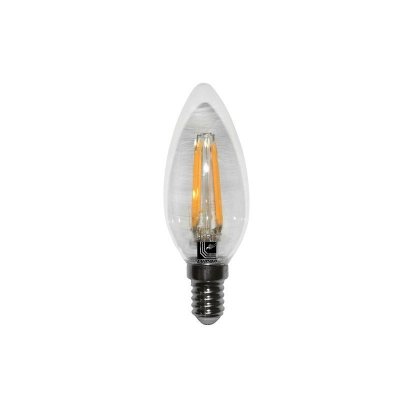 LED ΛΑΜΠΑ COG ΚΕΡΑΚΙ ΔΙΑΦΑΝΟ Ε14 4W 230V ΨΥΧΡΟ