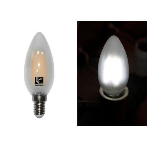 LED ΛΑΜΠΑ COG ΚΕΡΑΚΙ ΜΑΤ Ε14 4W 230V ΨΥΧΡΟ 2