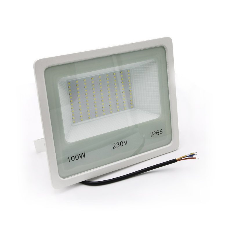 ΠΡΟΒΟΛΕΑΣ LED-SMD 100W 230V 3000K IP65 ΛΕΥΚΟΣ