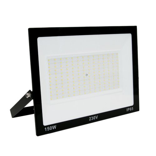 ΠΡΟΒΟΛΕΑΣ LED-SMD 150W 230V 3000K IP65 ΜΑΥΡΟΣ 2
